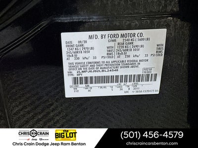 2020 Lincoln Nautilus Standard