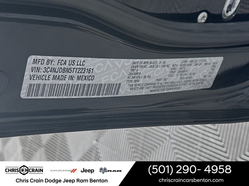 2026 Jeep Compass COMPASS LATITUDE ALTITUDE 4X4