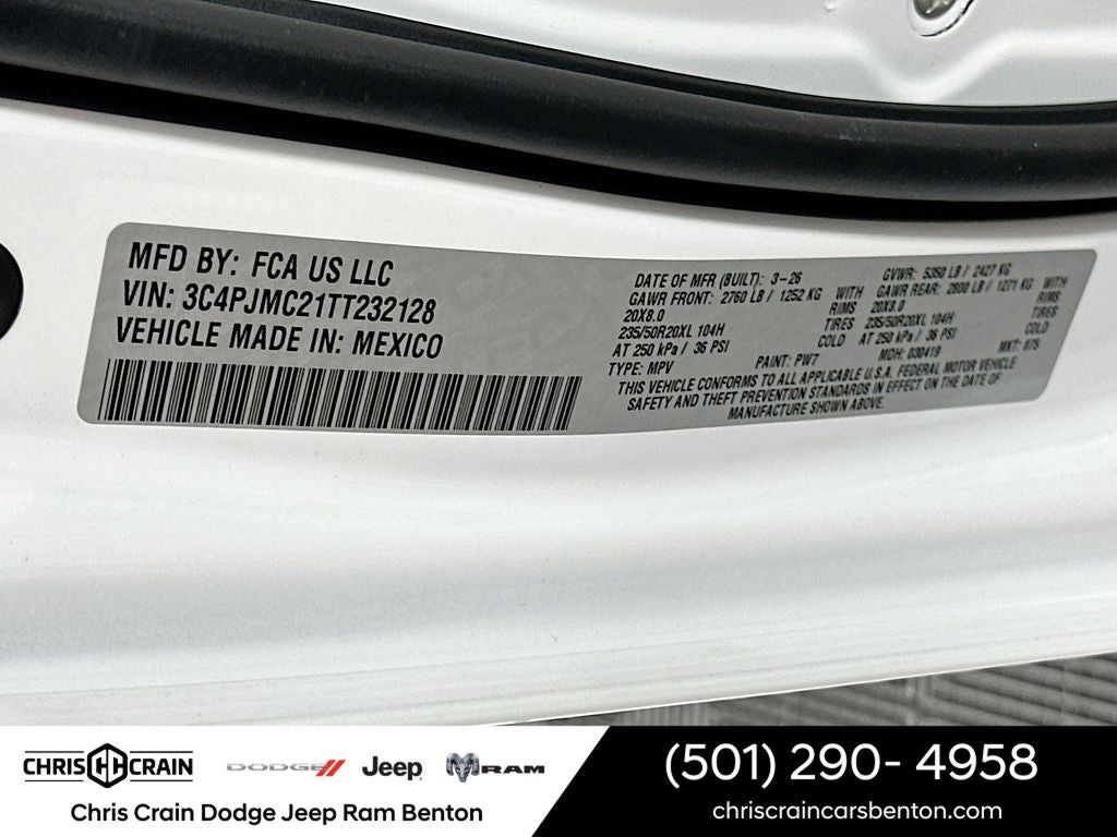 2026 Jeep Cherokee CHEROKEE OVERLAND 4X4