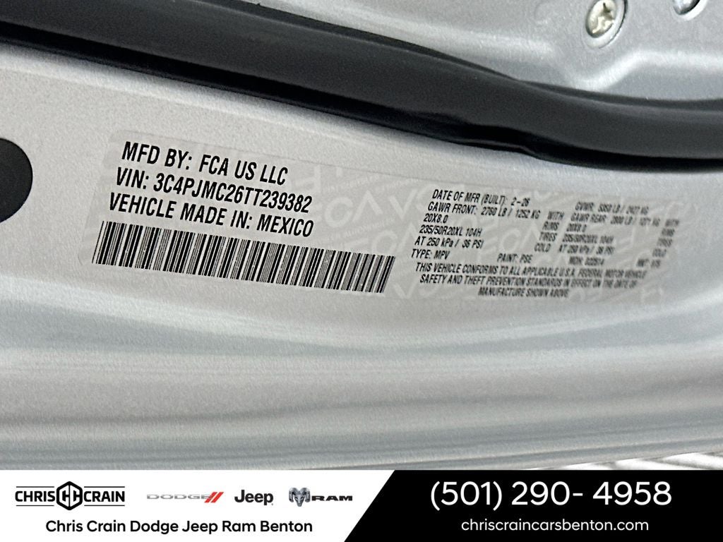 2026 Jeep Cherokee CHEROKEE OVERLAND 4X4