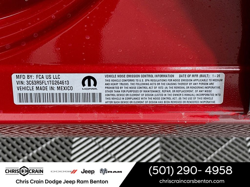 2026 RAM Ram 2500 RAM 2500 LARAMIE CREW CAB 4X4 6'4' BOX