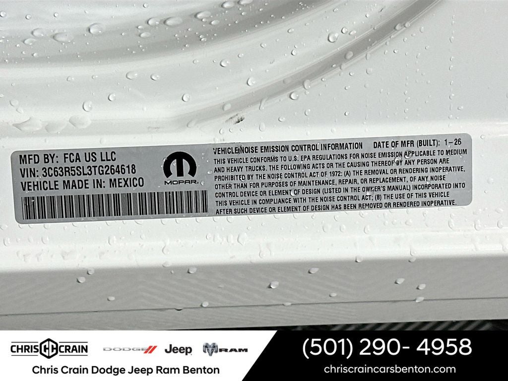 2026 RAM Ram 2500 RAM 2500 LIMITED CREW CAB 4X4 6'4' BOX