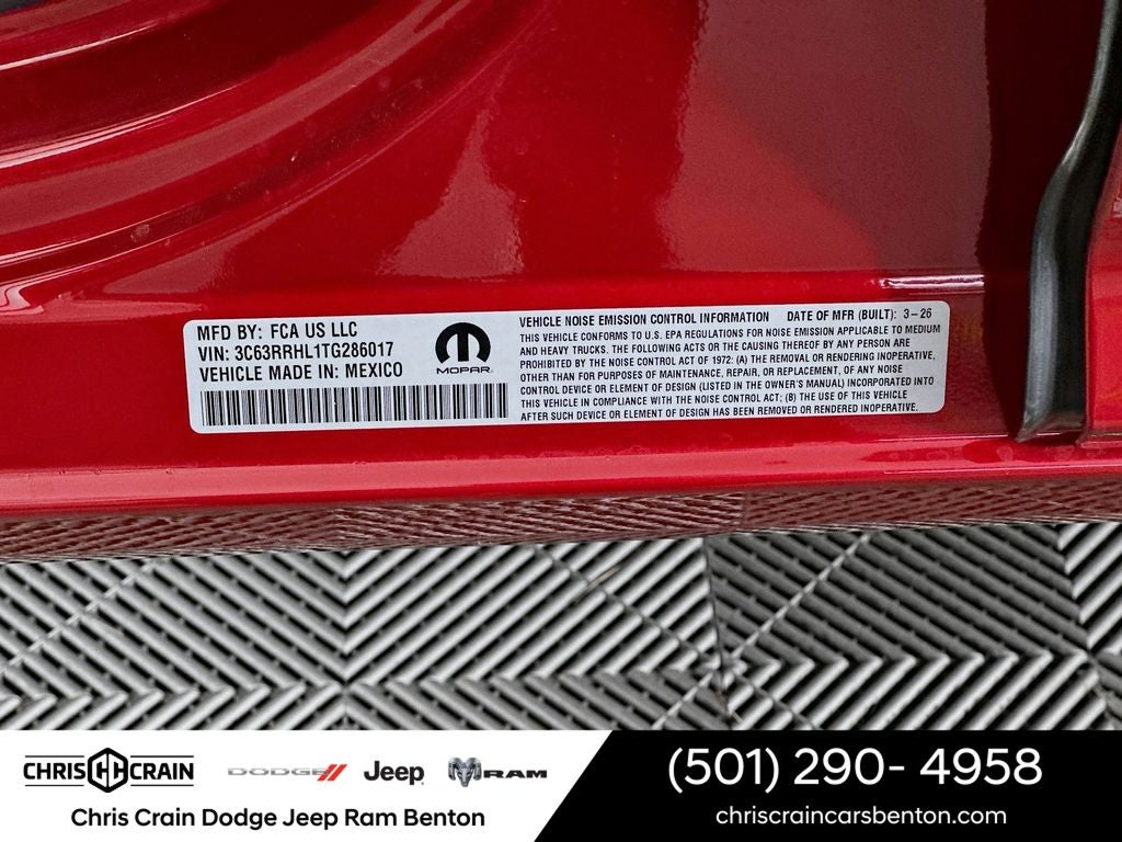 2026 RAM Ram 3500 RAM 3500 BIG HORN CREW CAB 4X4 8' BOX