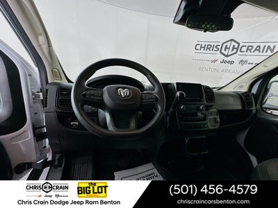 2025 RAM ProMaster 2500 Cargo Van Tradesman Low Roof 136' WB w/Pass Seat