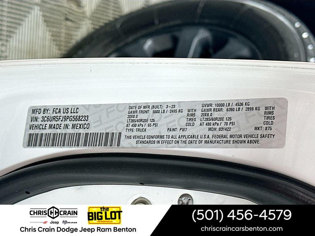 2023 RAM 2500 Laramie Crew Cab 4x4 6'4' Box