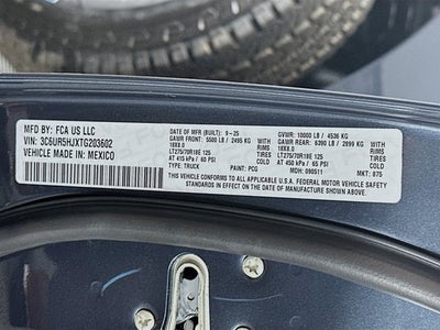 2026 RAM Ram 2500 RAM 2500 TRADESMAN CREW CAB 4X4 8' BOX