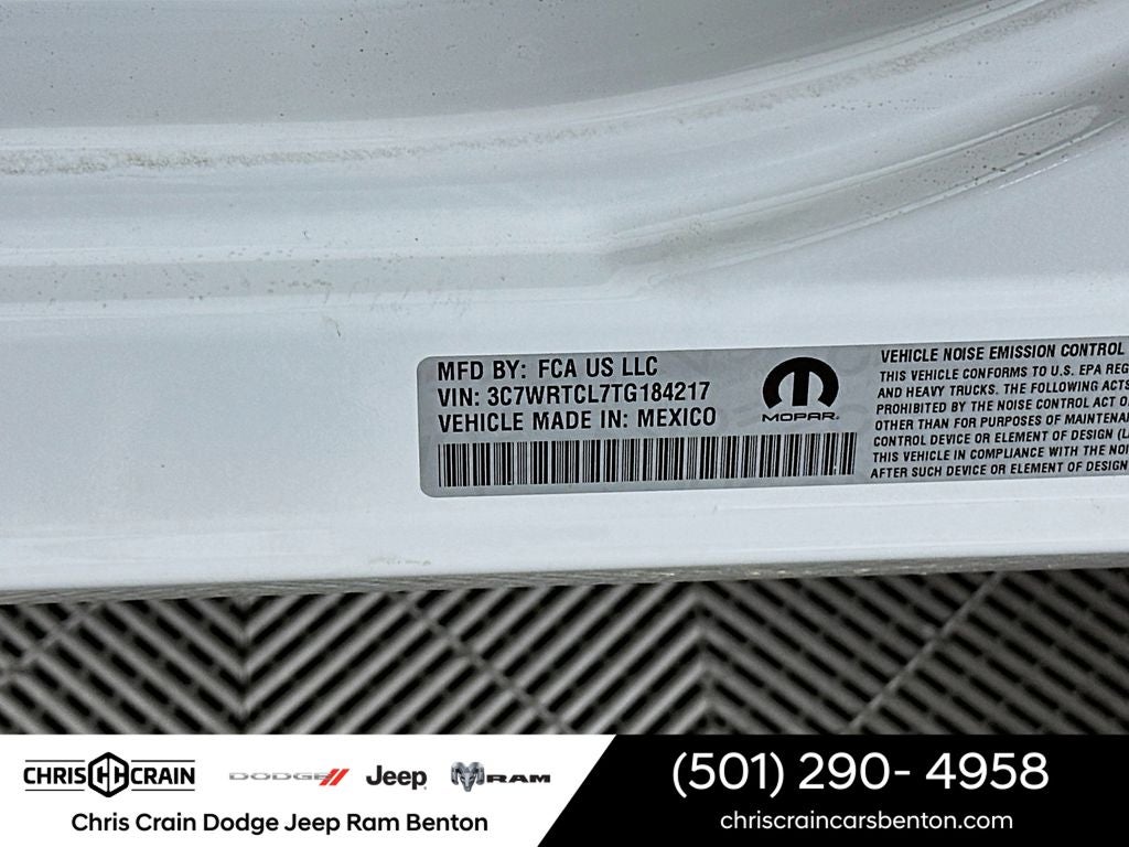 2026 RAM Ram 3500 Chassis Cab RAM 3500 TRADESMAN CREW CAB CHASSIS 4X4 60' CA