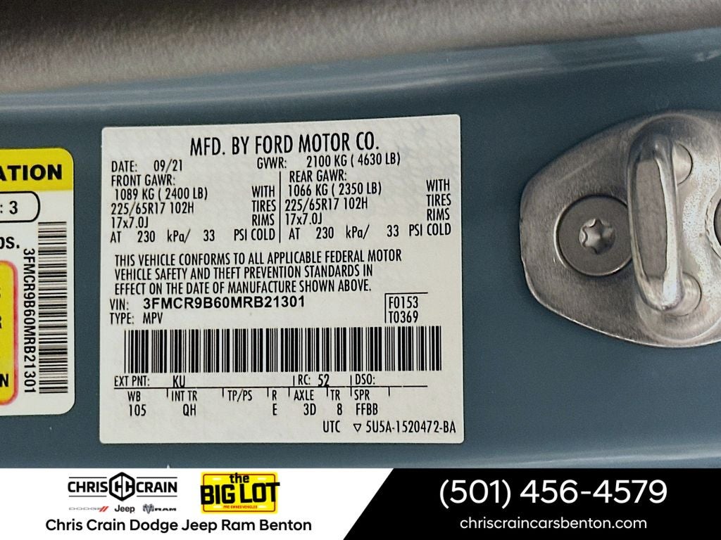 2021 Ford Bronco Sport Big Bend