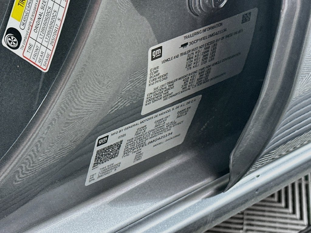 2021 Chevrolet Silverado 1500 4WD Crew Cab Short Bed LT Trail Boss