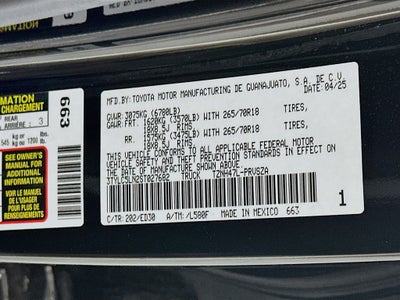 2025 Toyota Tacoma Hybrid TRD Pro