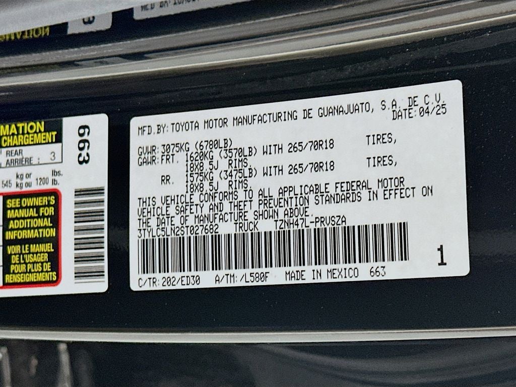 2025 Toyota Tacoma Hybrid TRD Pro