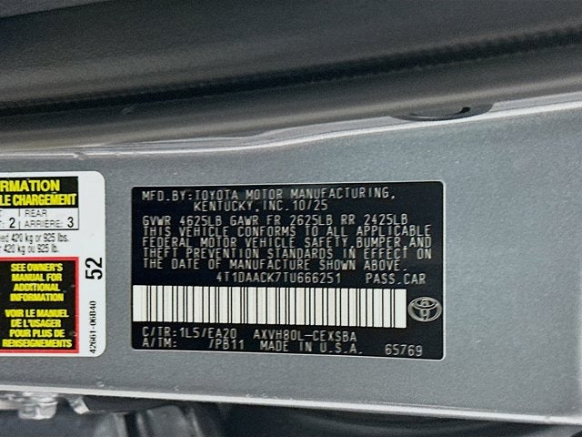 2026 Toyota Camry SE