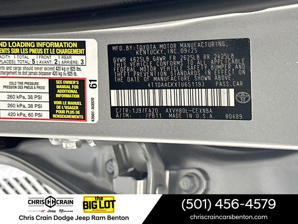 2026 Toyota Camry LE