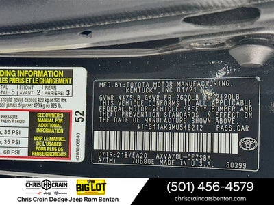 2021 Toyota Camry SE