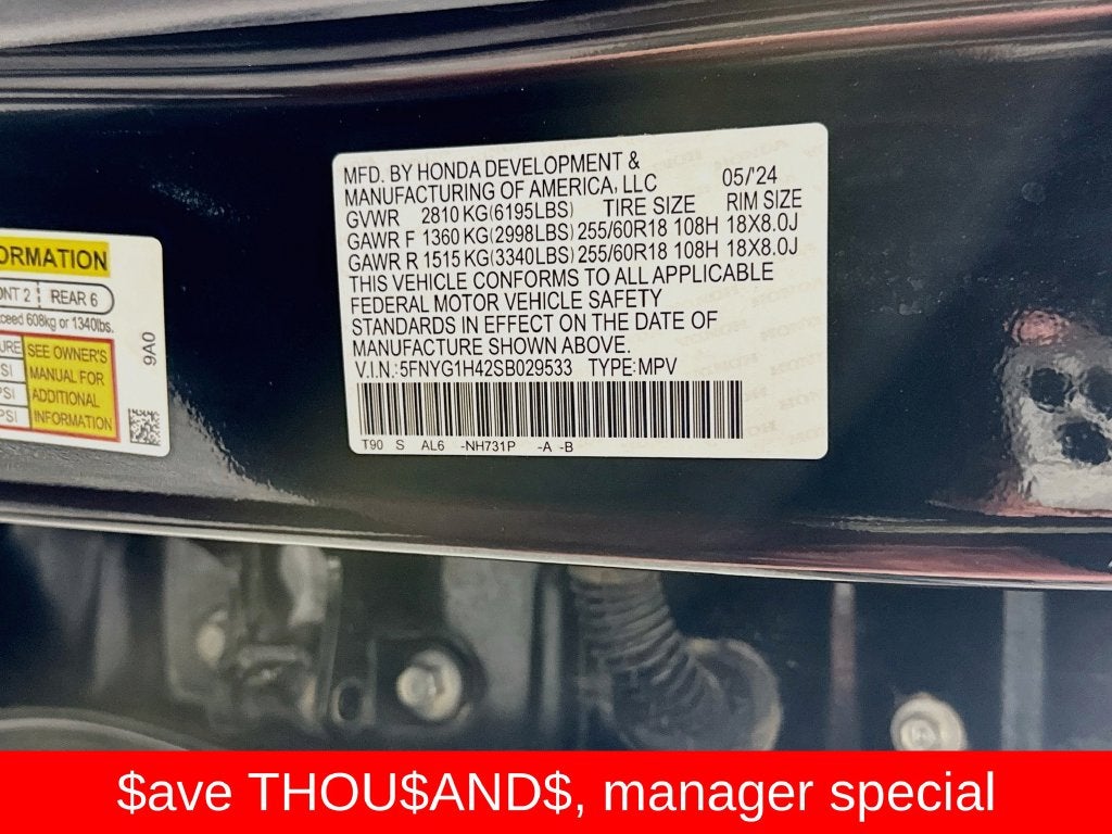 2025 Honda Pilot EX-L