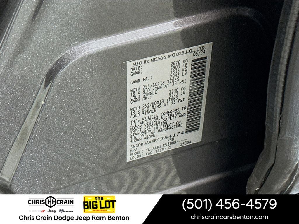 2024 Nissan Pathfinder S FWD