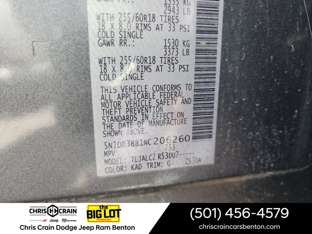 2022 Nissan Pathfinder SV