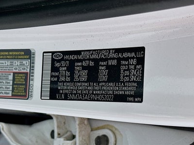 2022 Hyundai Tucson SE