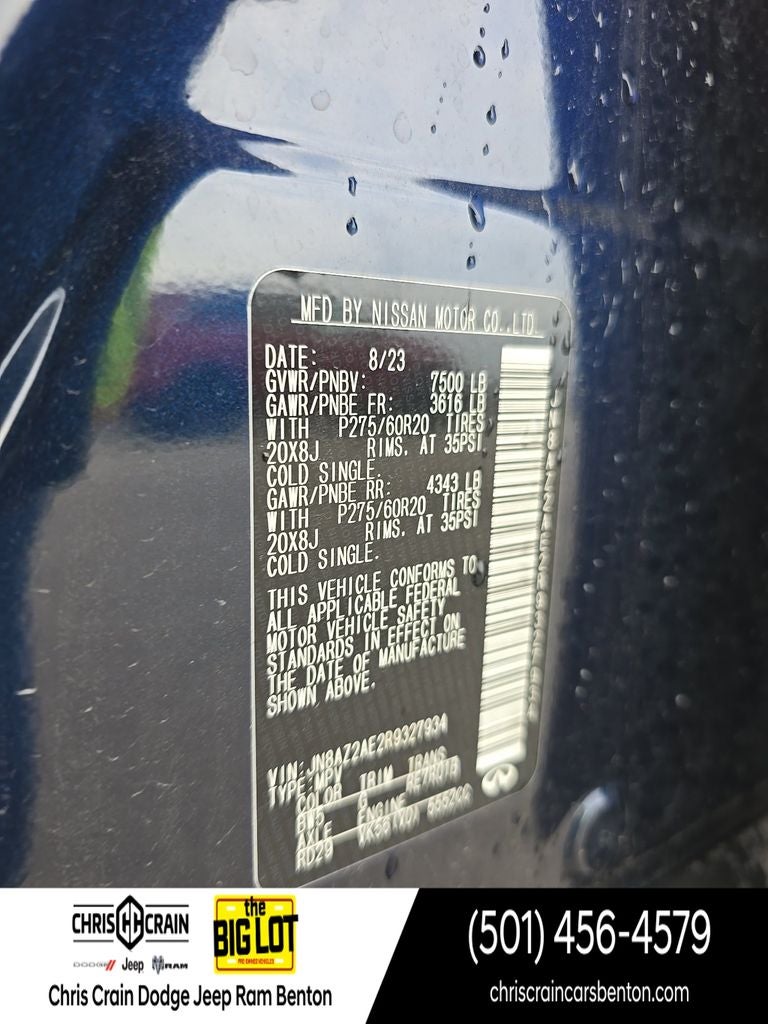 2024 INFINITI QX80 LUXE AWD