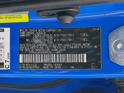 2019 Toyota 4Runner TRD Pro