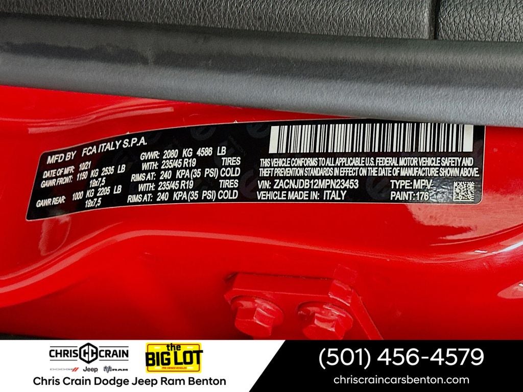 2021 Jeep Renegade 80th Anniversary 4x4