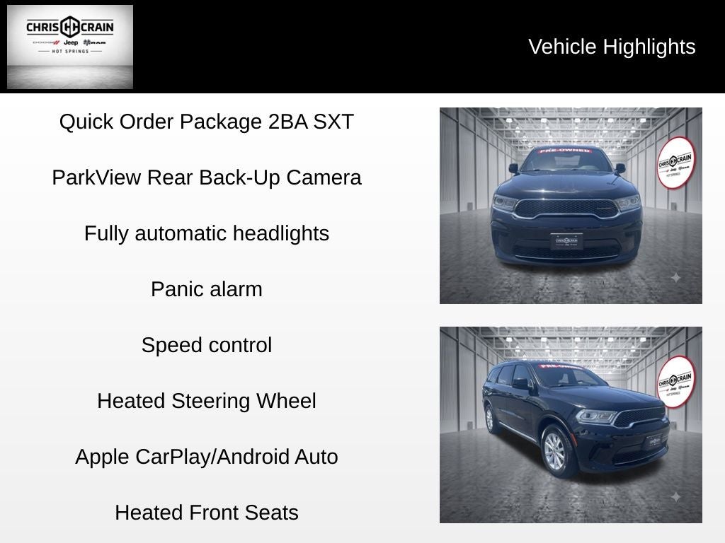 2023 Dodge Durango SXT RWD