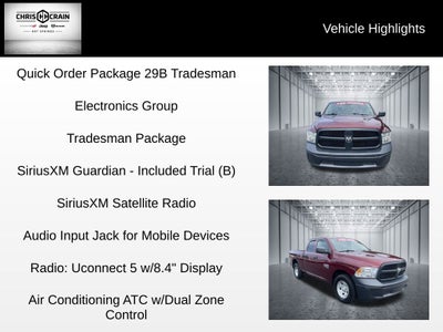 2022 RAM 1500 Classic Tradesman Quad Cab 4x2 6'4' Box