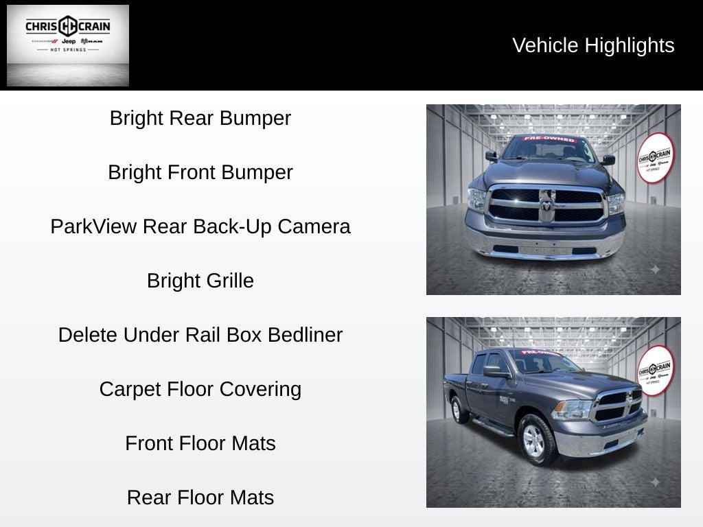 2020 RAM 1500 Classic Tradesman Quad Cab 4x2 6'4' Box