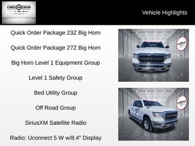 2024 RAM 1500 Big Horn Crew Cab 4x4 5'7' Box