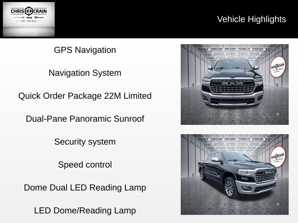 2025 RAM 1500 Limited Crew Cab 4x4 5'7' Box