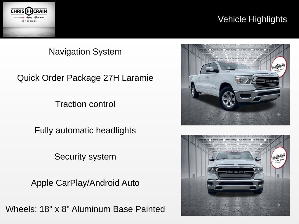 2023 RAM 1500 Laramie Crew Cab 4x4 5'7' Box