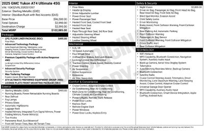 2025 GMC Yukon 4WD AT4 Ultimate