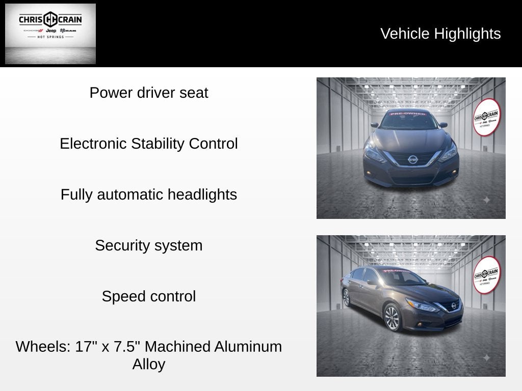 2017 Nissan Altima 2.5 SV