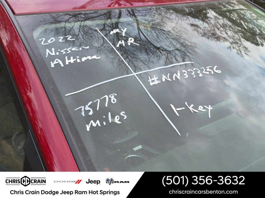 2022 Nissan Altima SV FWD