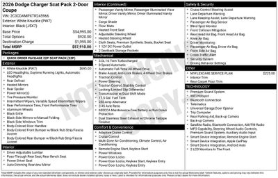 2026 Dodge Charger CHARGER SCAT PACK 2-DOOR AWD