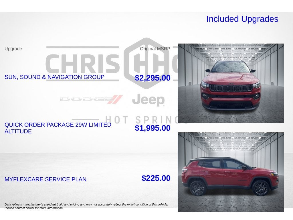 2026 Jeep Compass COMPASS LIMITED ALTITUDE 4X4