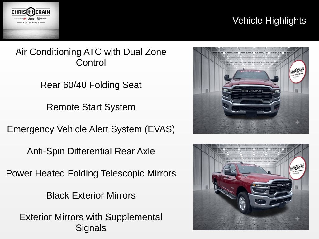 2026 RAM 2500 Big Horn Crew Cab 4x4 6'4' Box