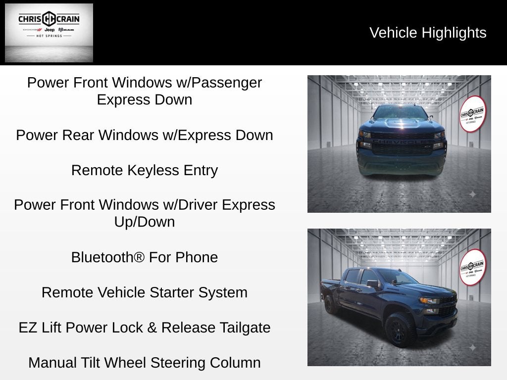 2021 Chevrolet Silverado 1500 2WD Crew Cab Short Bed Custom