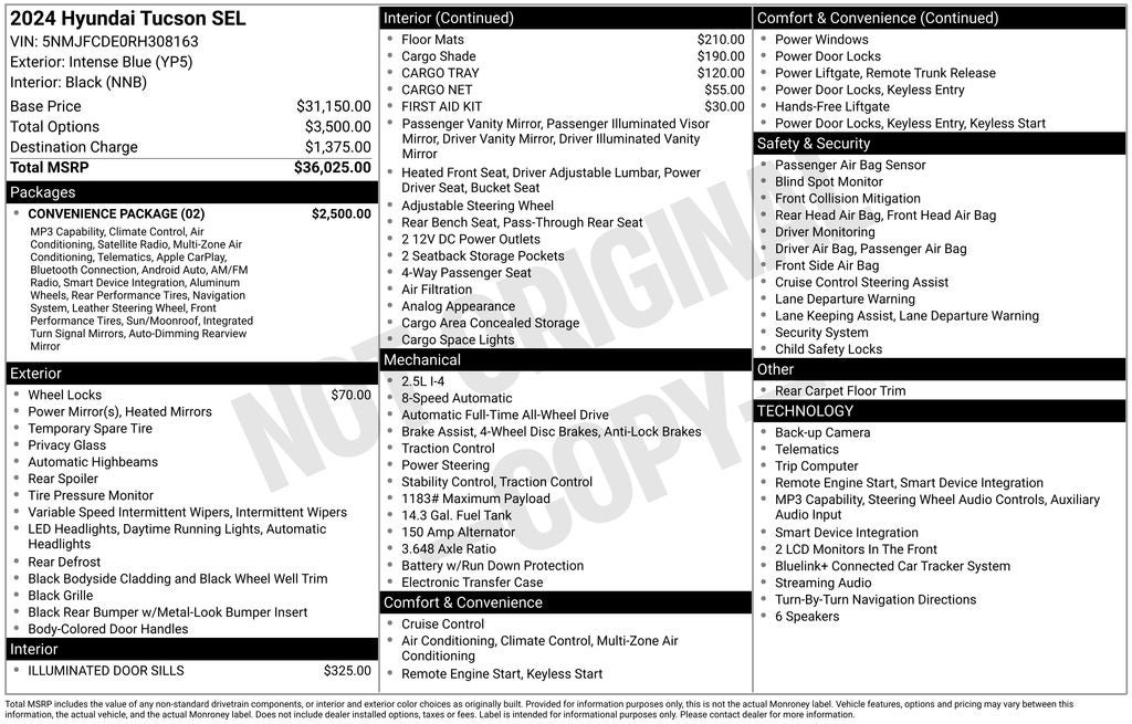 2024 Hyundai Tucson SEL