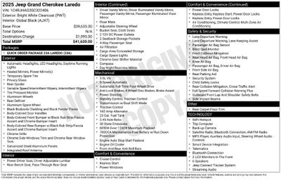 2025 Jeep Grand Cherokee Laredo