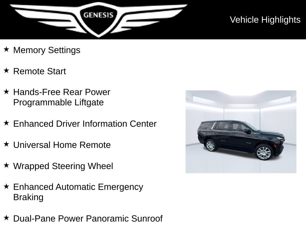 2023 Chevrolet Tahoe High Country
