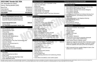 2023 GMC Terrain SLE