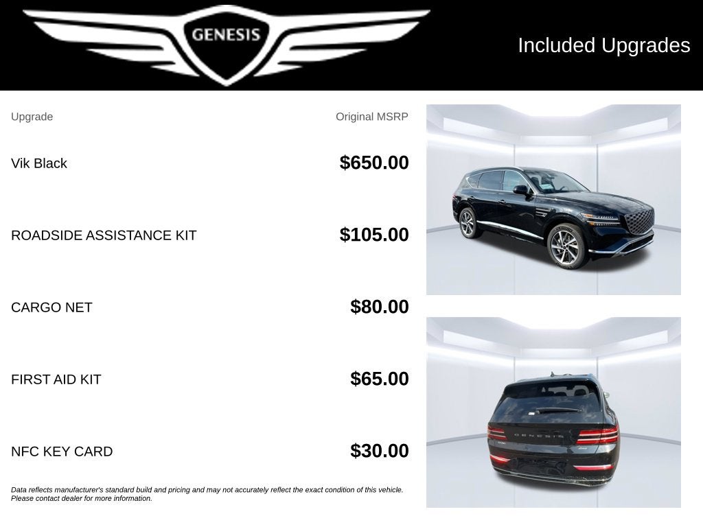 2026 Genesis GV80 2.5T Advanced
