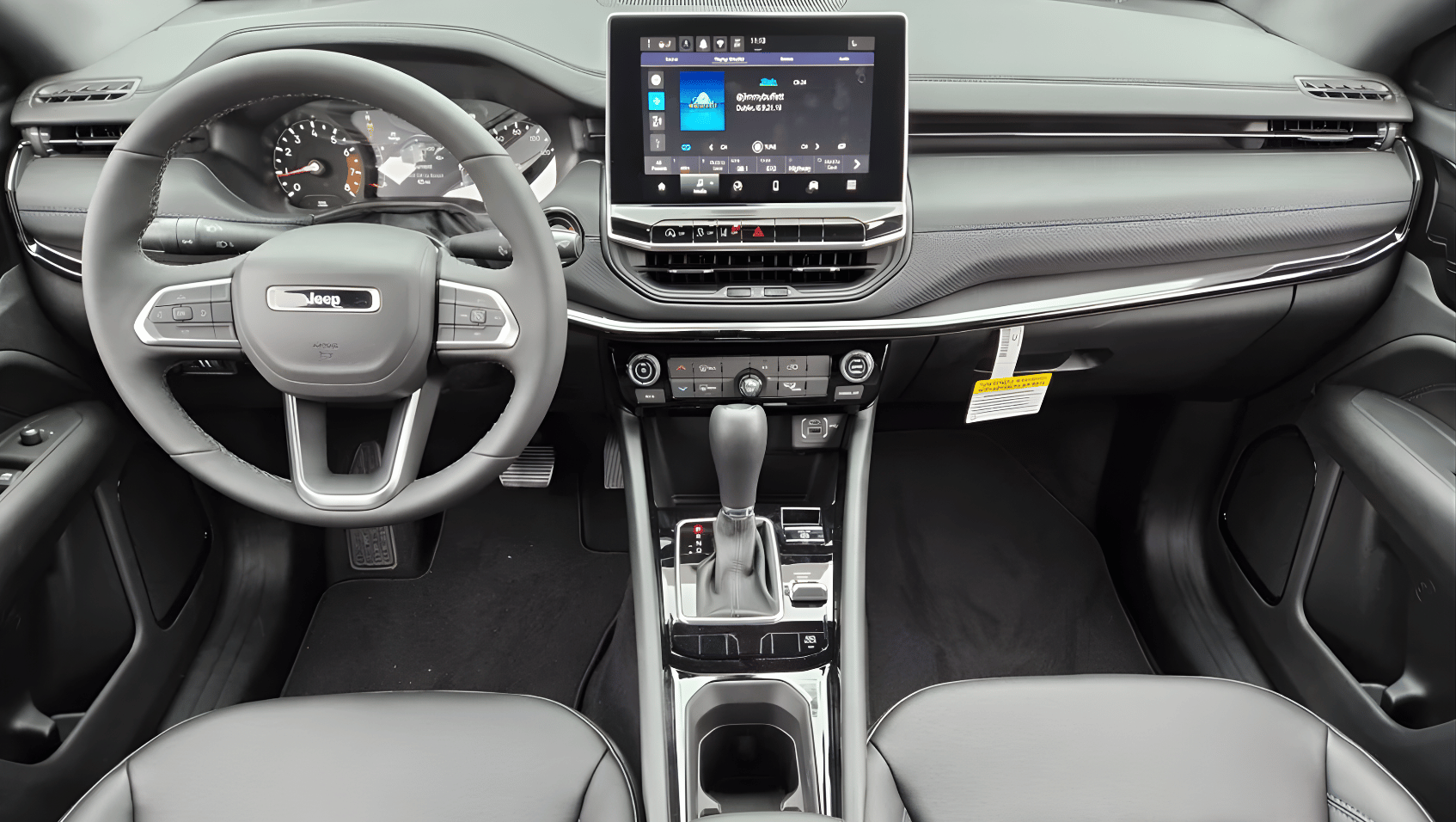 Interior view of 2026 Jeep Compass in Hot Springs, AR