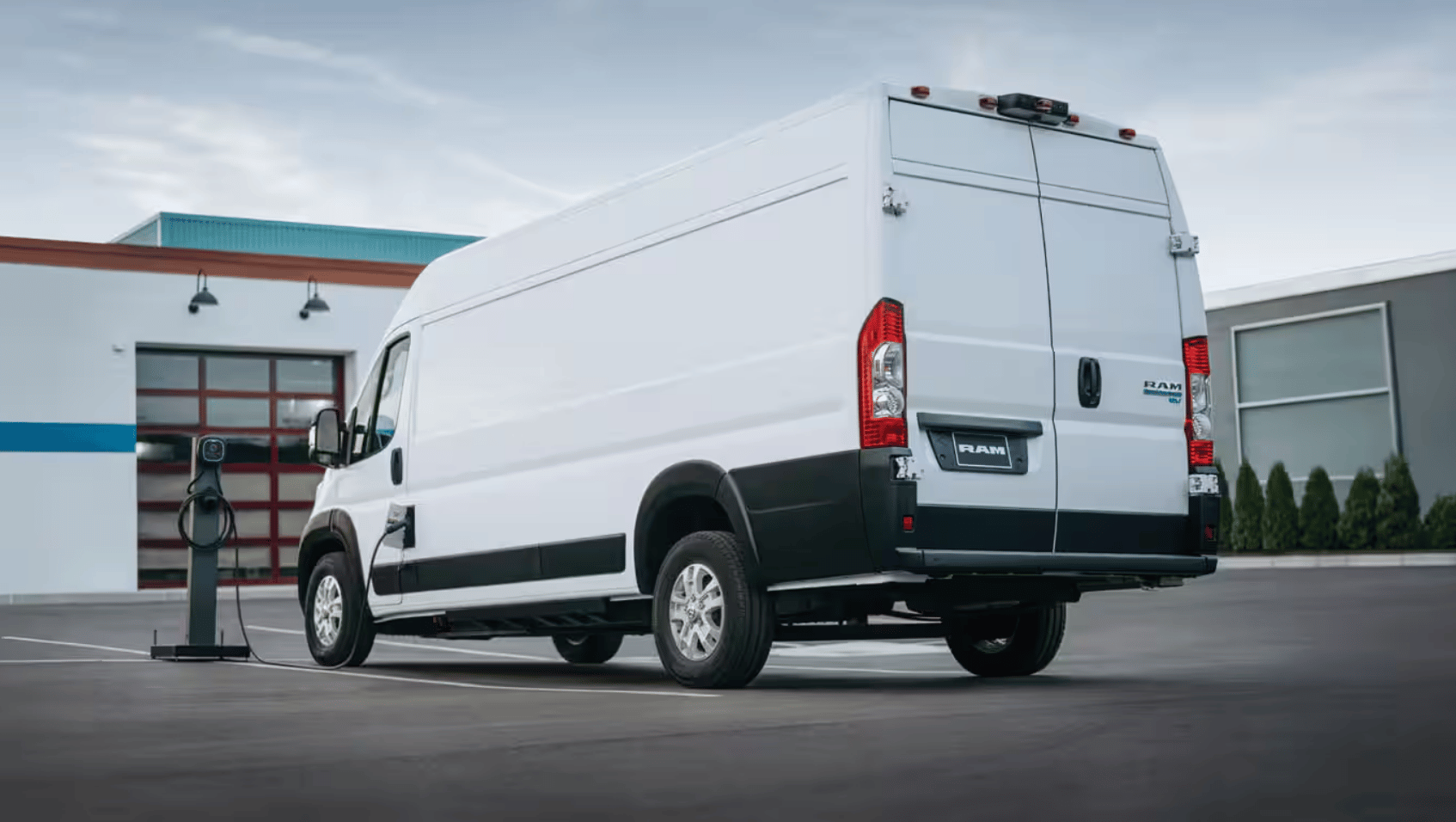 Back view of 2026 RAM ProMaster EV in Hot Springs, AR