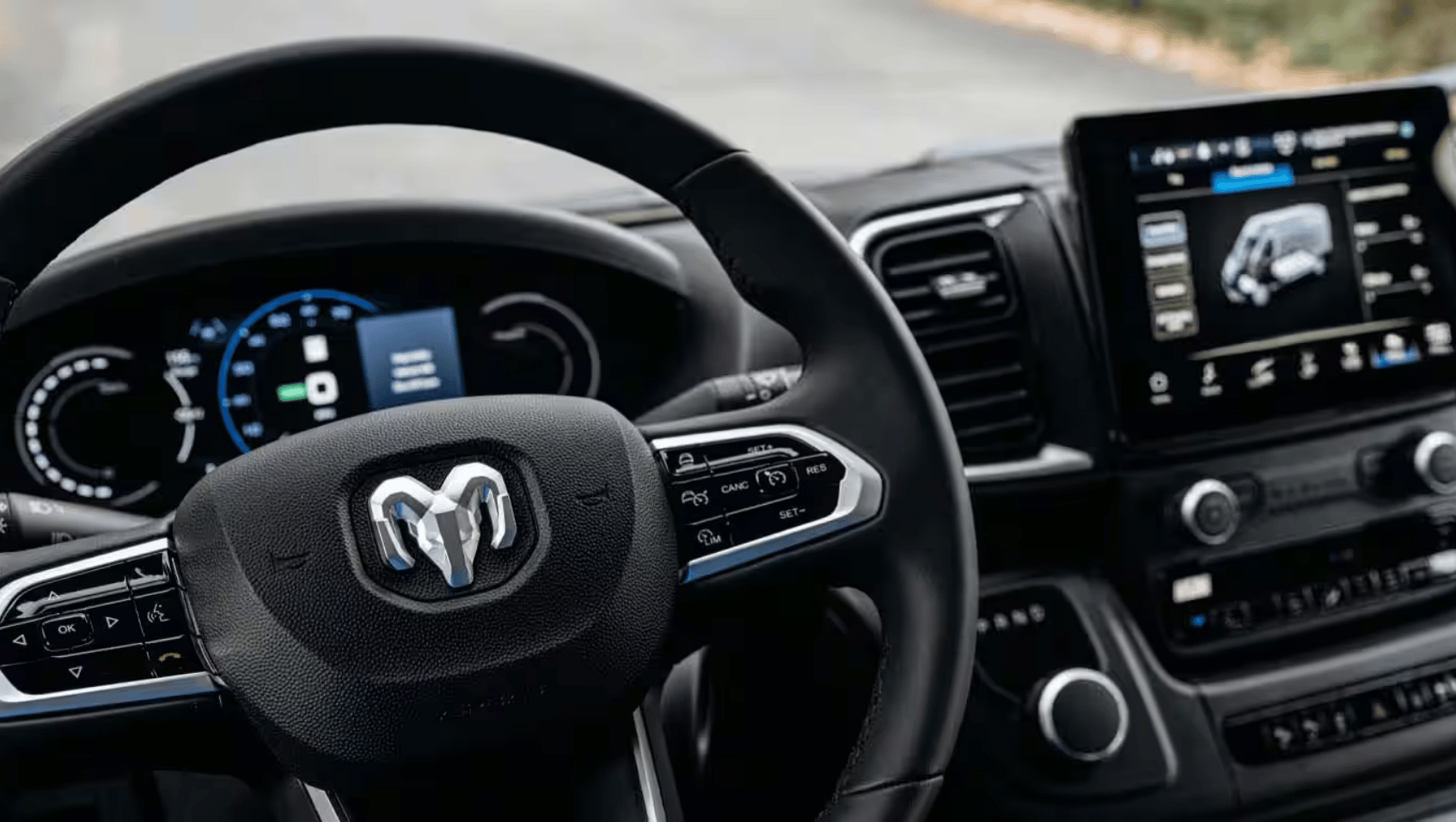 Interior view of 2026 RAM ProMaster EV in Hot Springs, AR