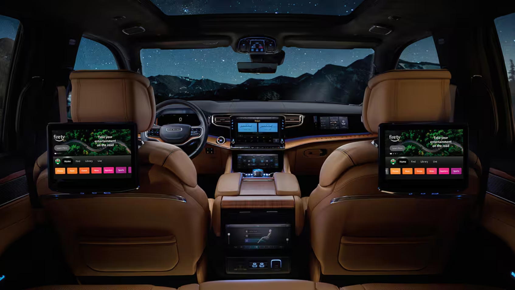 Interior view of the 2027 Jeep Wagoneer for sale in Hot Springs, AR