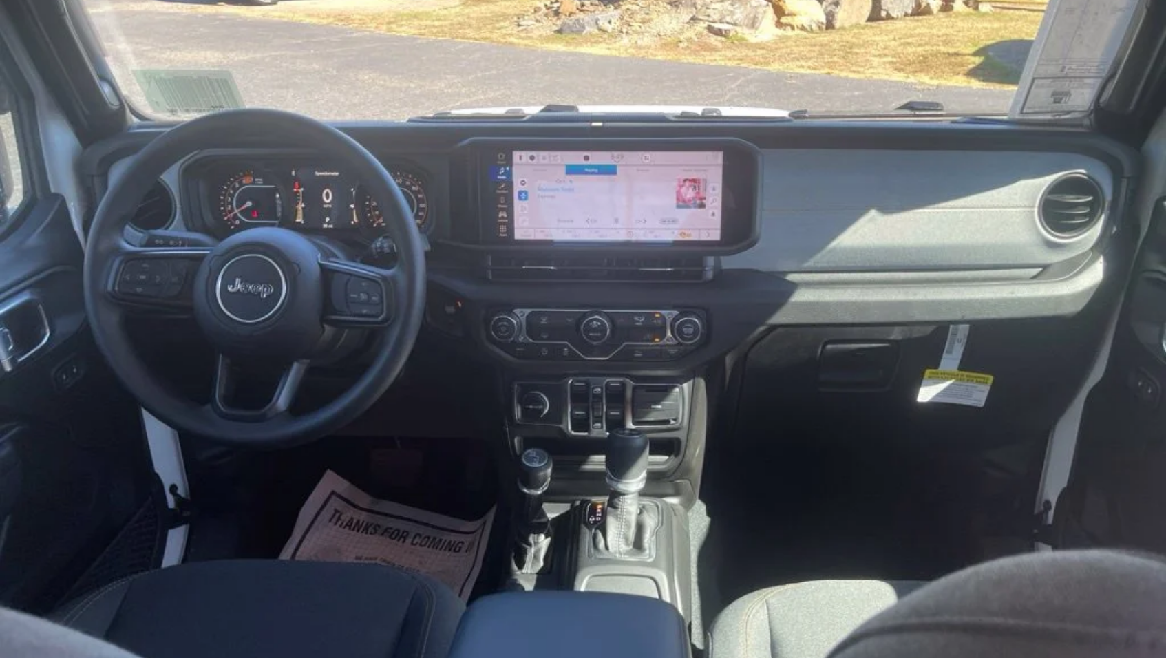 Interior view of the 2027 Jeep Wrangler for sale in Hot Springs, AR